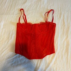 Red Corset Top